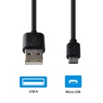 2CONNECT Micro USB TO USB CHARGING CABLE 2M BLACK