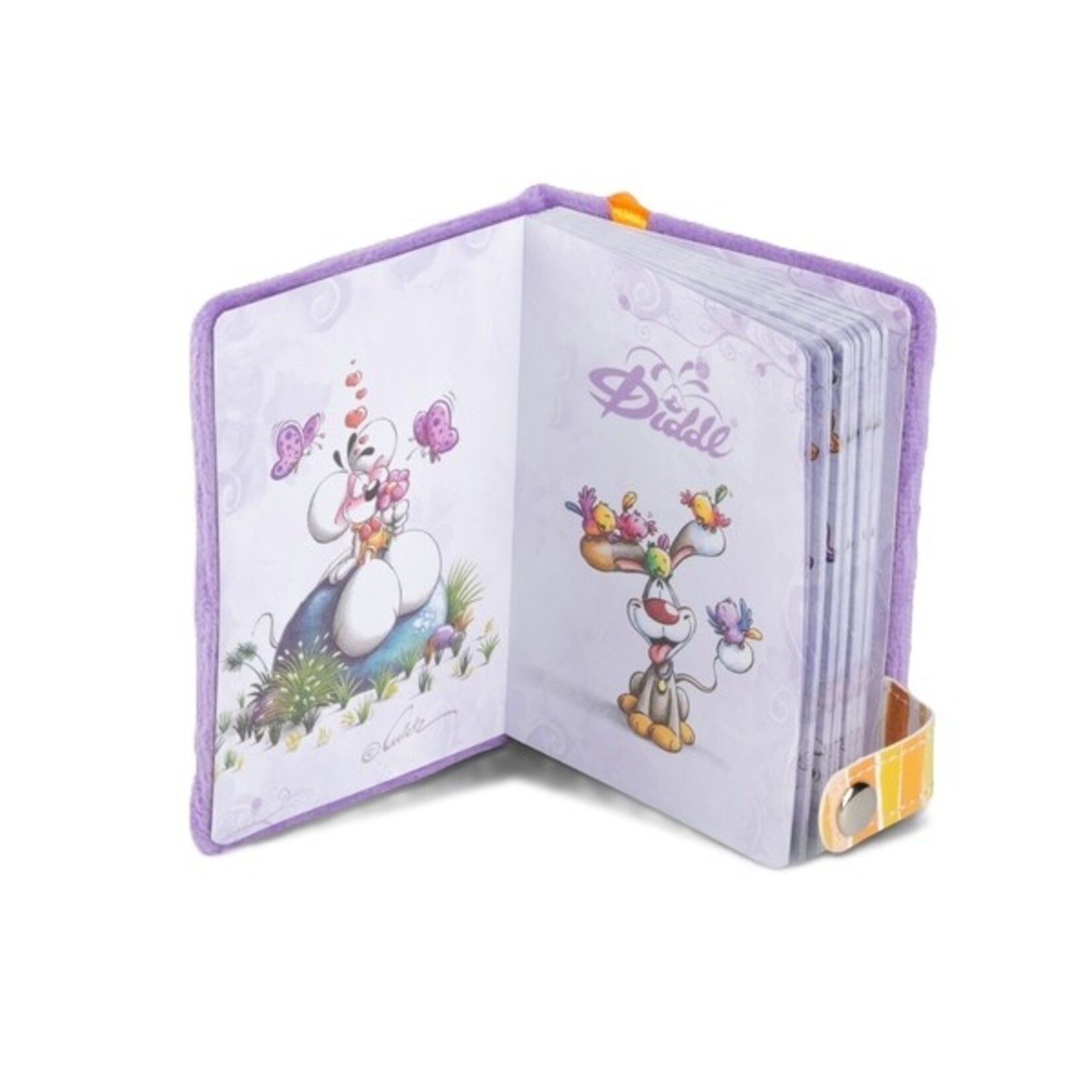 Diddl Mini pluche notitieboekje met sleutelhanger