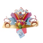 POP UP Wenskaart - Love Holland-Tulpen