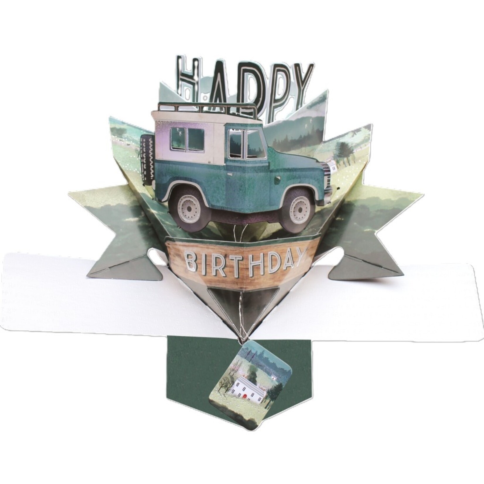 HAPPY BIRTHDAY - CAR (4 x 4 SUV)