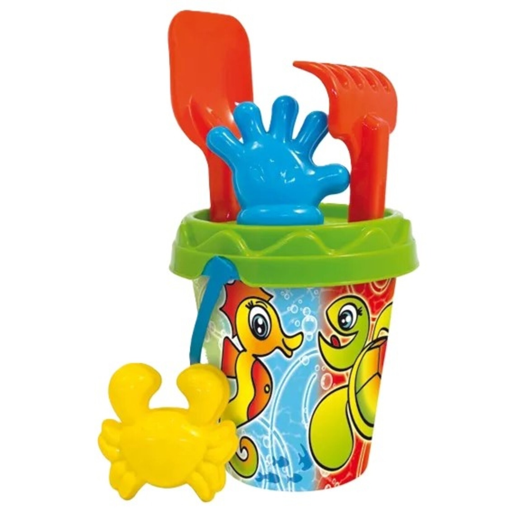 Emmerset met decor 6 dlg. 16cm.