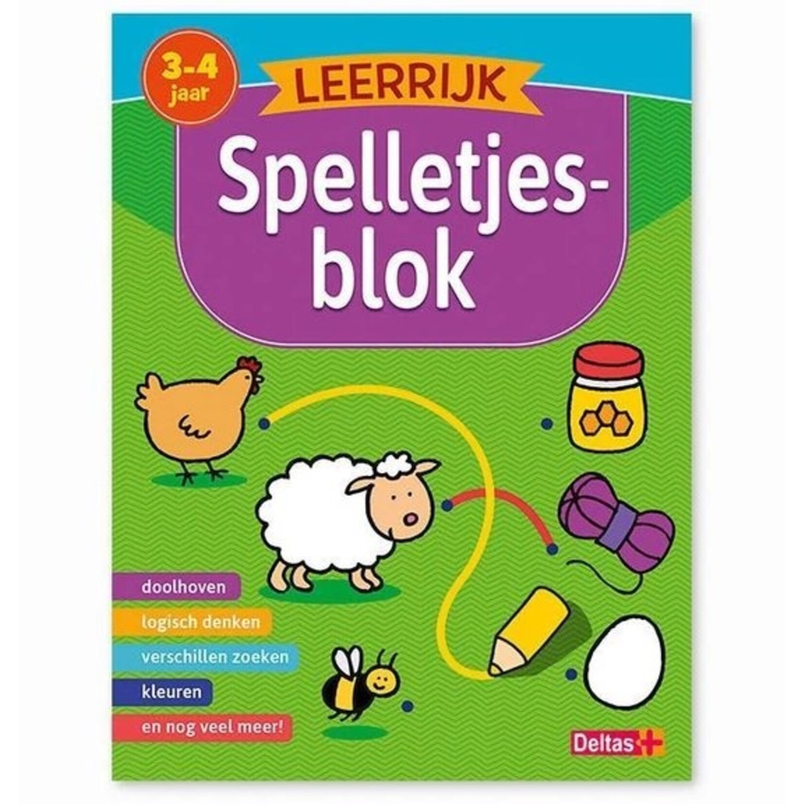 Leerrijk spelletjesblok (3-4 j.)