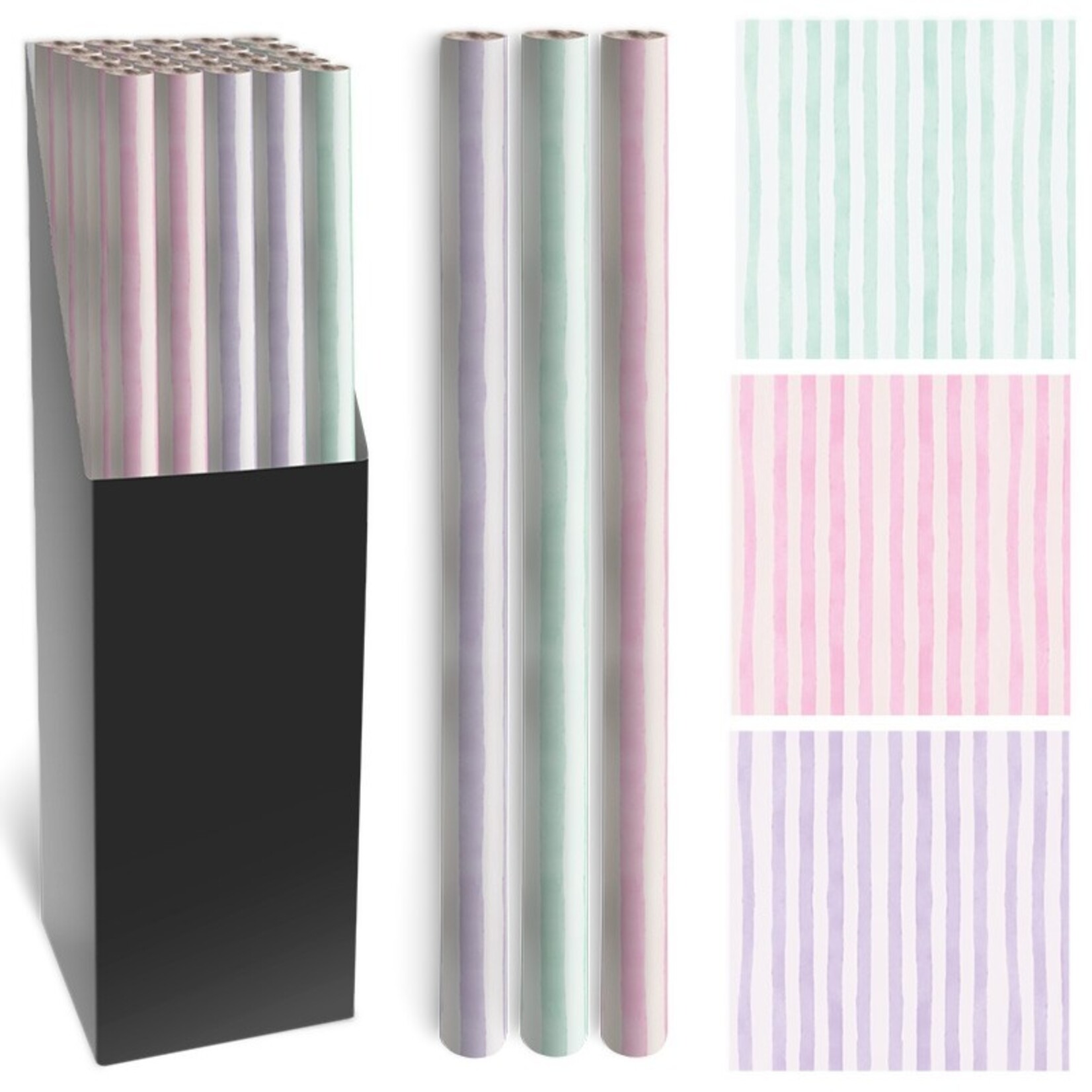 Kaft/kadopapier Stripes - 2mx70cm