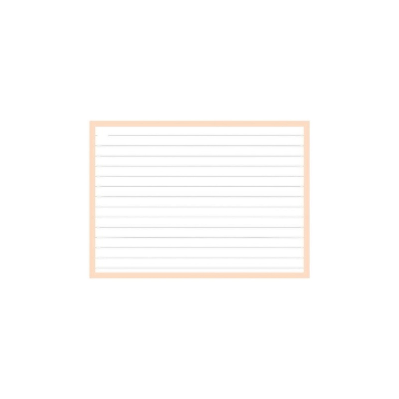 Soho Flashcards A7 50 stuks Pastel Peach