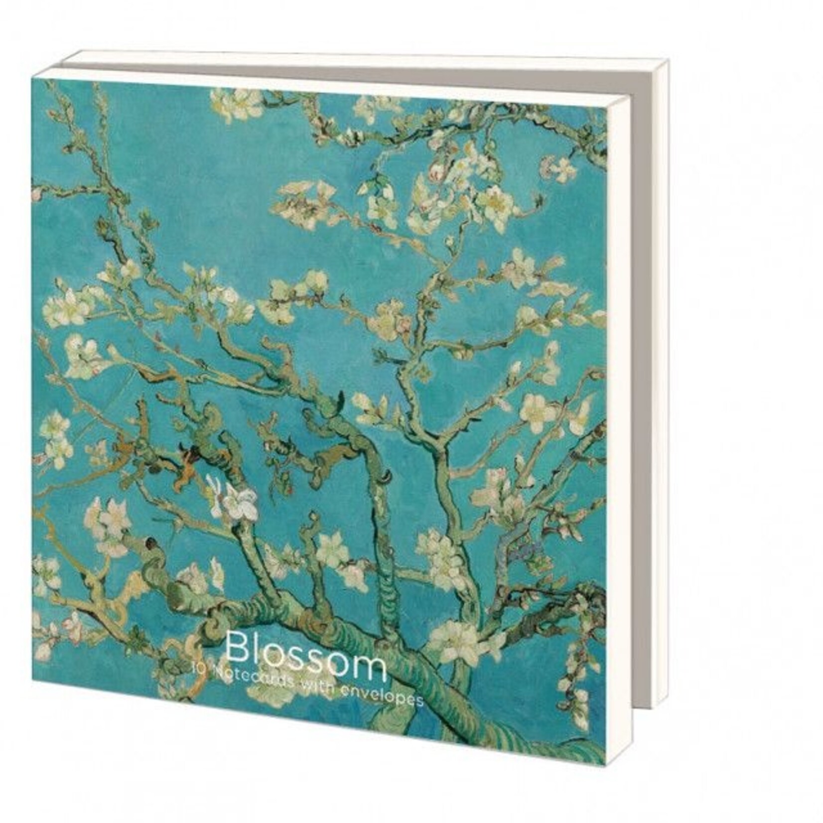 Kaartenmapje met env, vierkant: Almond Blossom, Van Gogh Museum