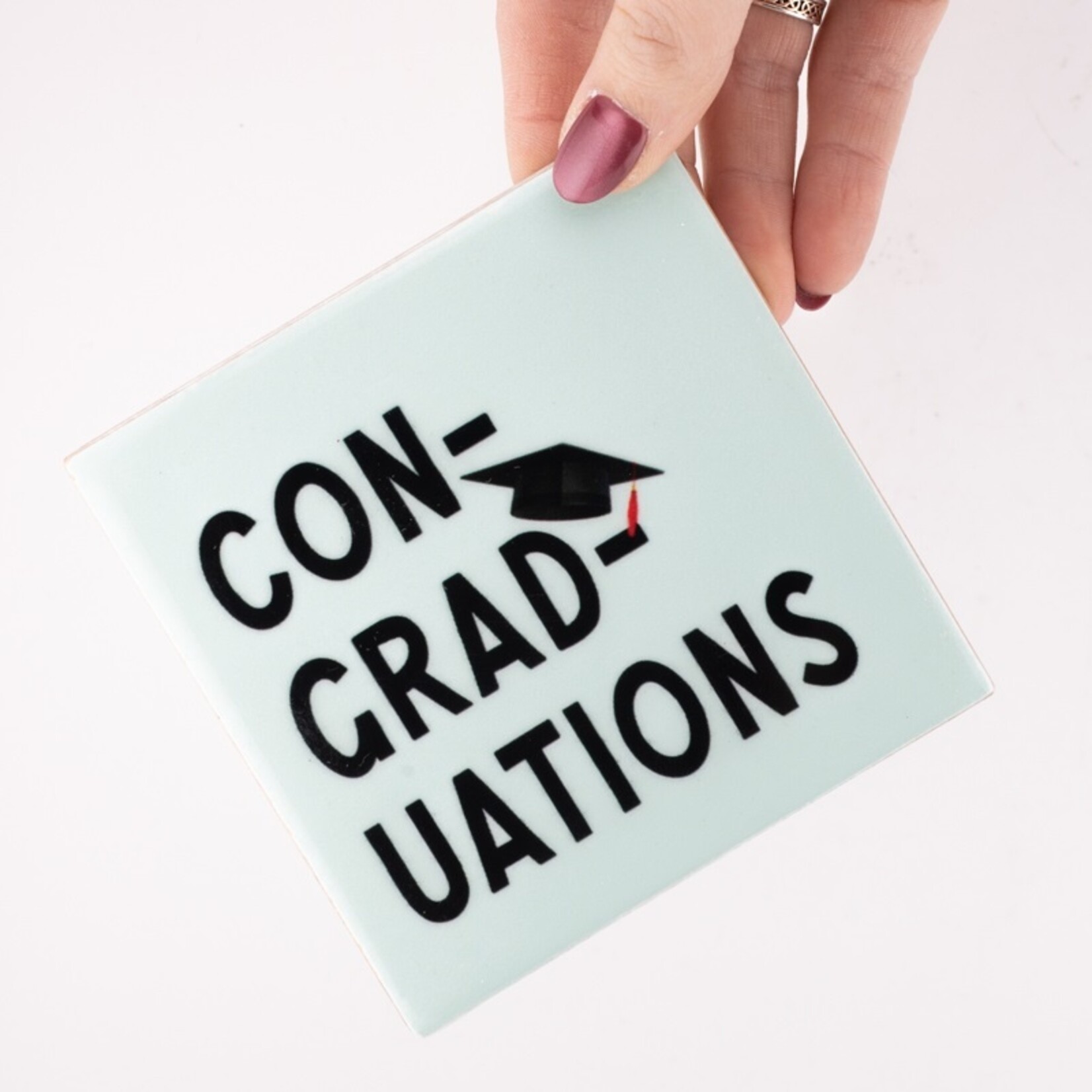 Homebound Tegeltje con-grad-uations