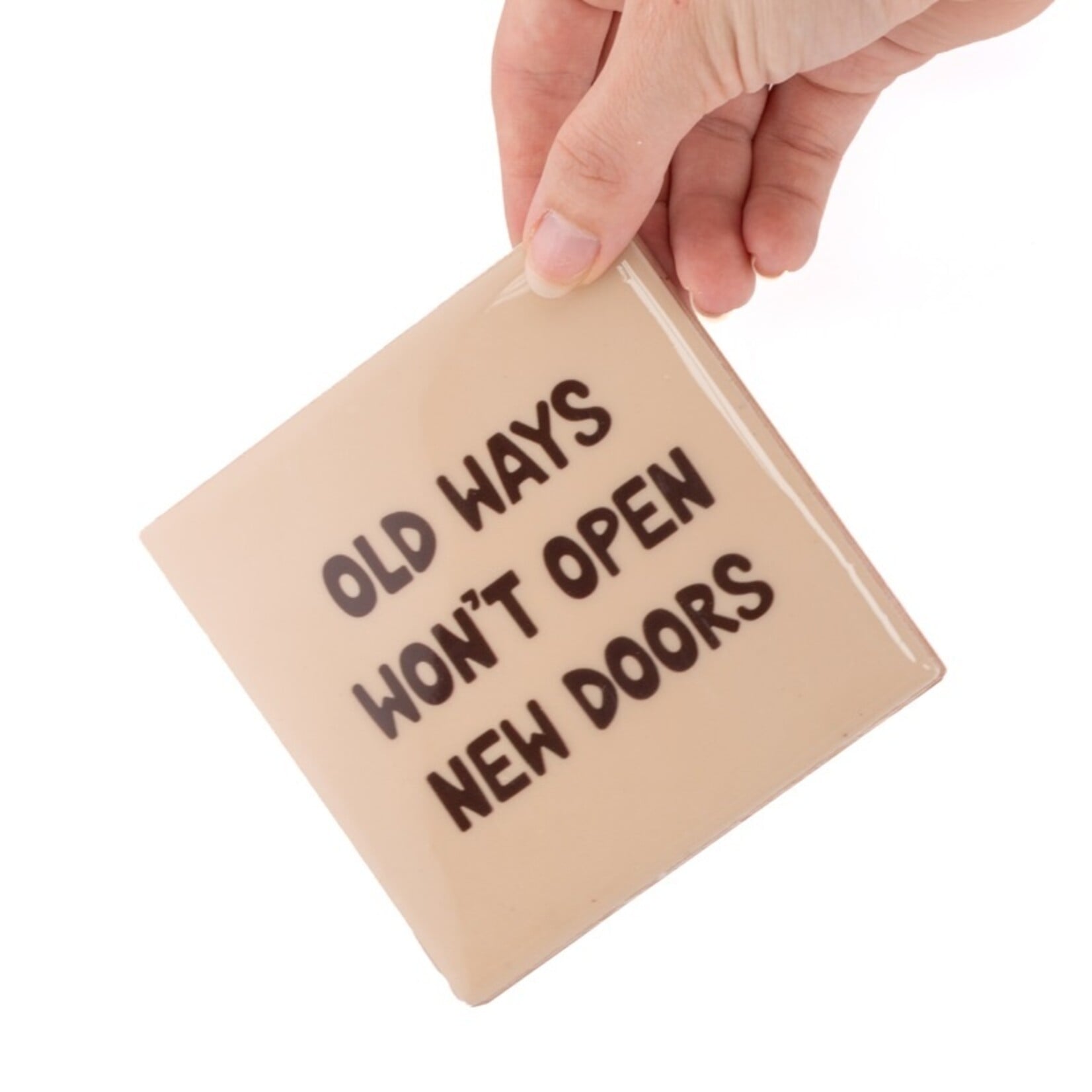 Homebound Tegeltje old ways new doors
