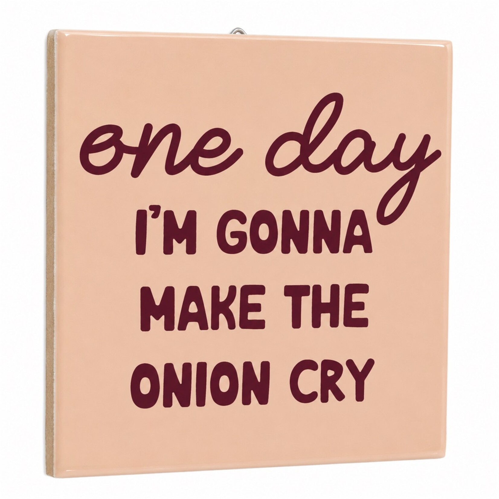 Homebound Tegeltje one day onions