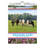 Nederland WEEKnotitiekalender Weide met 40+5 Koeien 2027