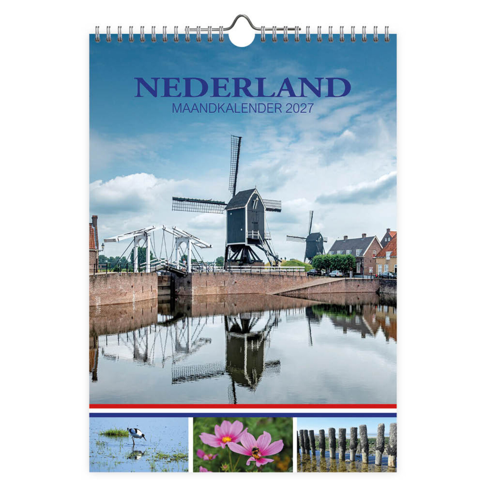 Nederland maandkalender Watermolen 2027