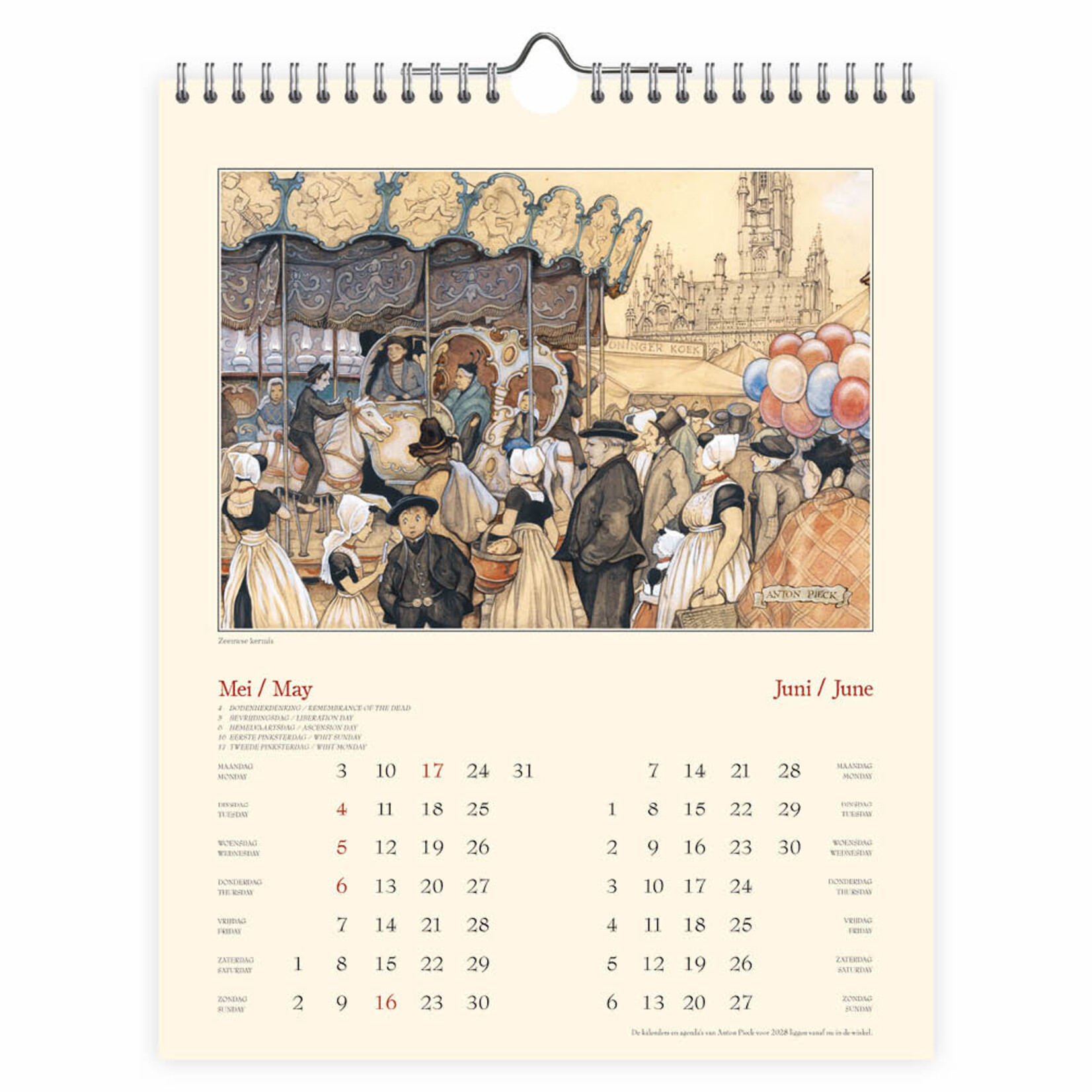 Anton Pieck kalender Projector 2027