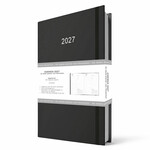 Flexwerk- / thuiswerkagenda A5 zwart 2027