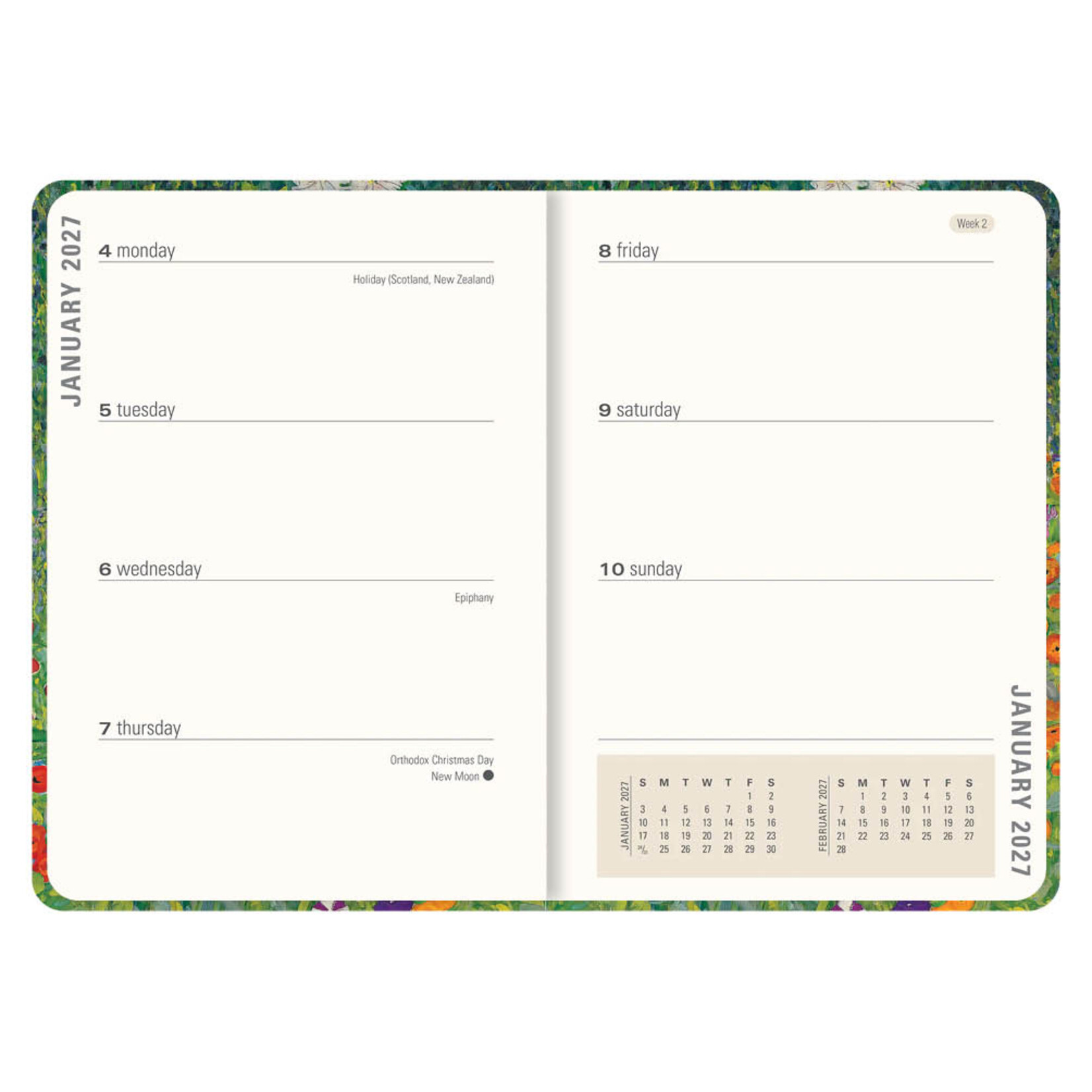 Cottage Garden Compact diary 16-mnds 2027