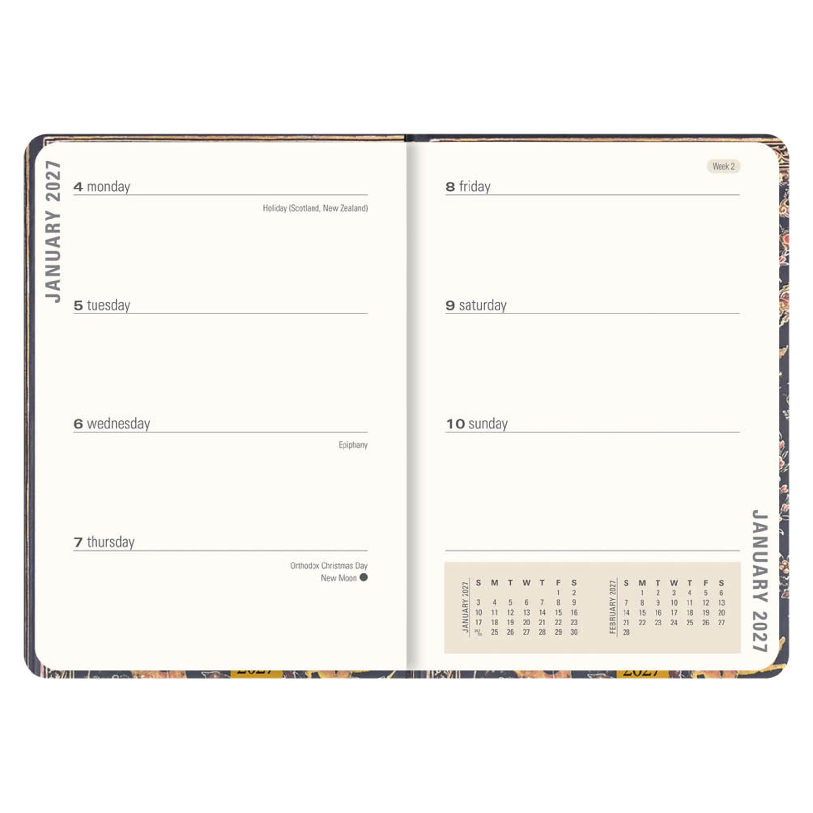 Persian Grove Compact diary 16-mnds 2027