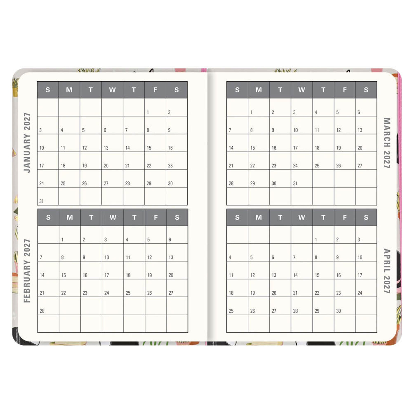 Smarty Cats Compact diary 16-mnds 2027
