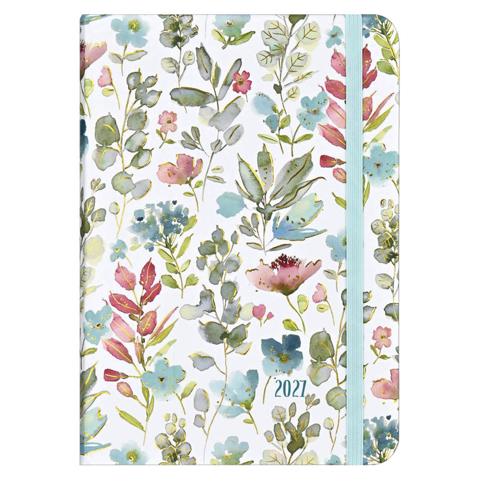 Floral Watercolor Compact diary 16-mnds 2027
