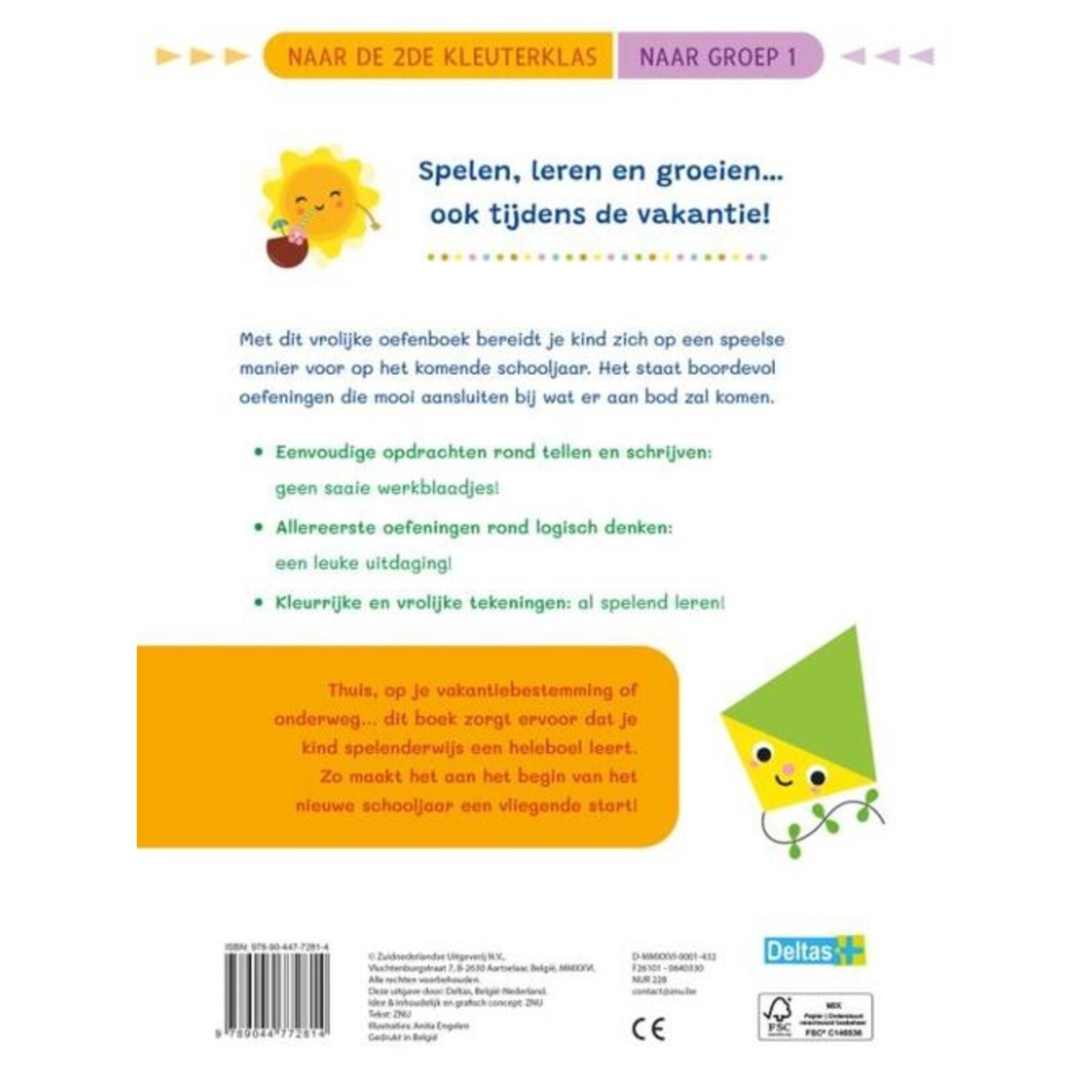 Vakantie oefenpret - Allereerste tel- en schrijfoefeningen (naar de 2de kleuterklas / naar groep 1)