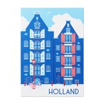Orange Panda Holand Canal Houses Royal blue