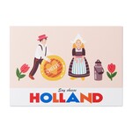 A6 postcard Holland Say Cheese Tulips