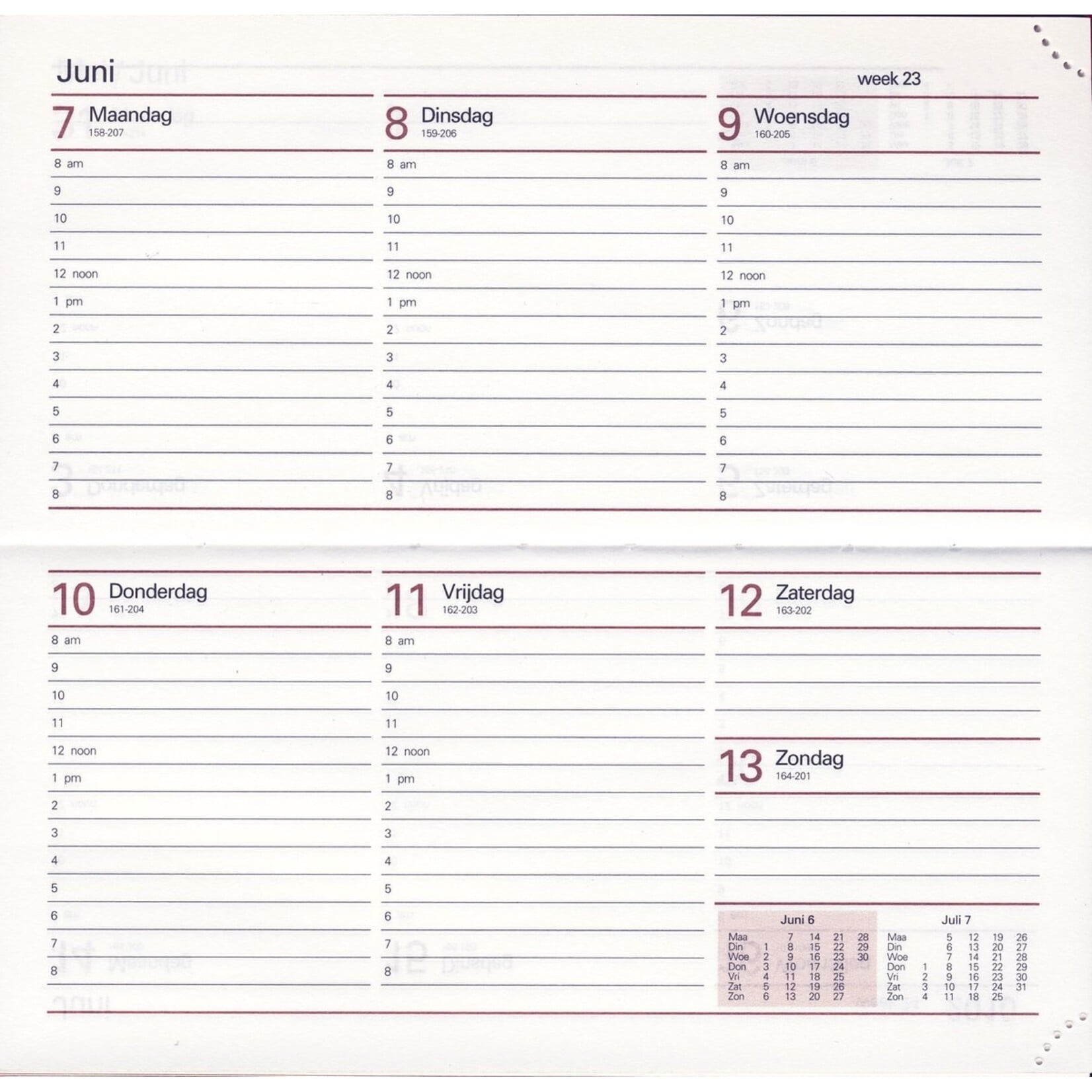 Combi agenda pocket 2027