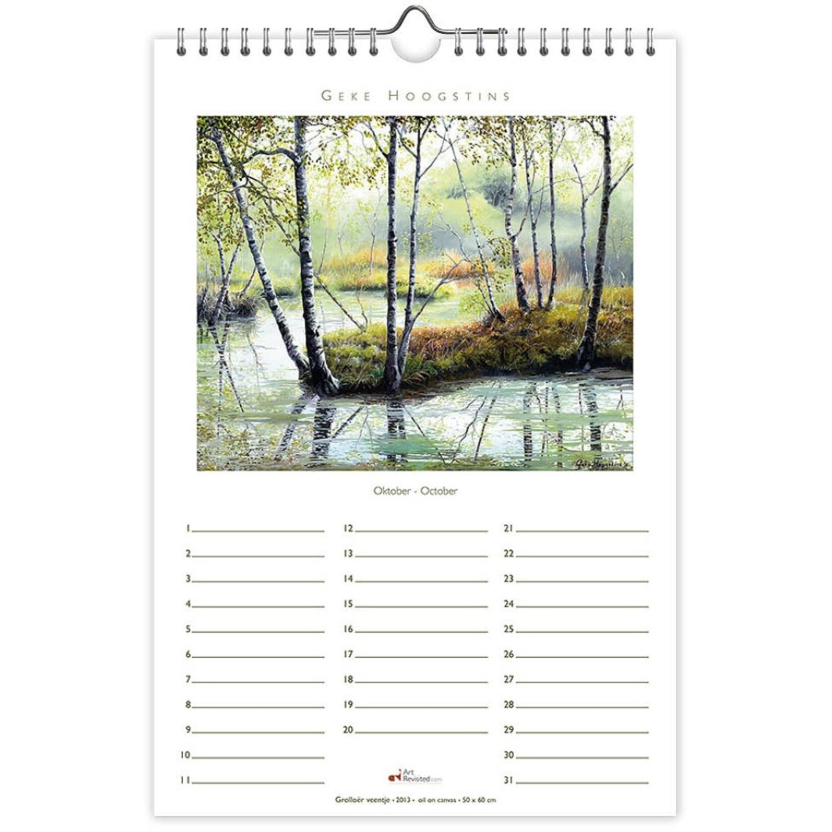 Timeless (Geke Hoogstins) verjaardagskalender