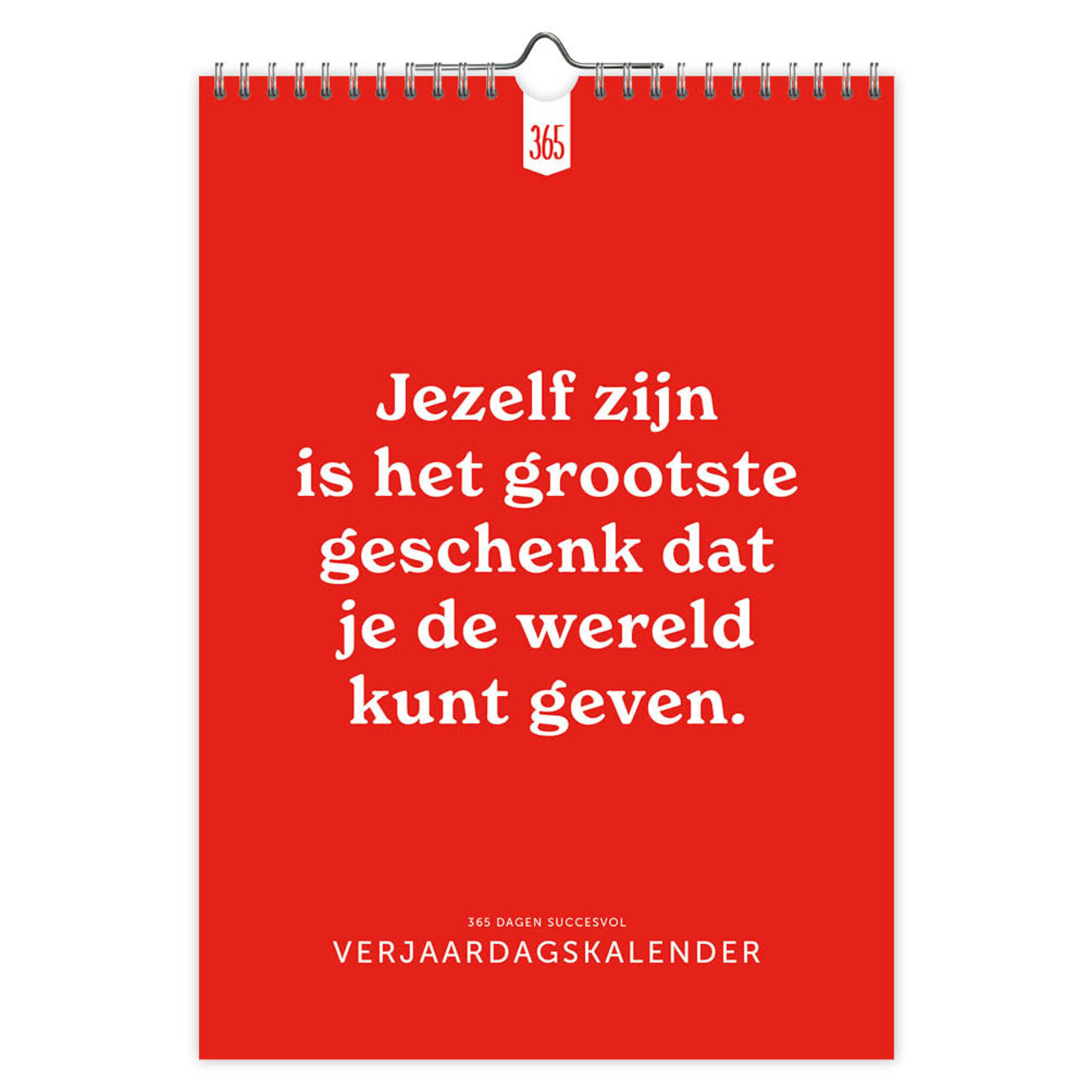 365 Dagen succesvol verjaardagskalender A4