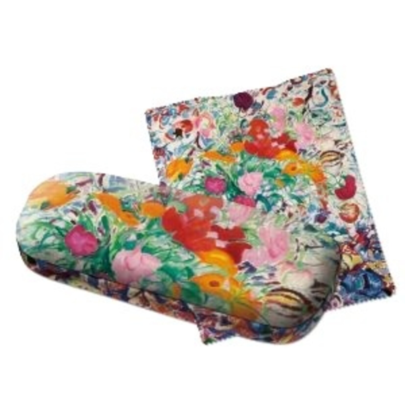 Brillenkoker incl. brillendoekje: Bloemen voor een gebloemde lap, Leo Gestel, Singer Laren