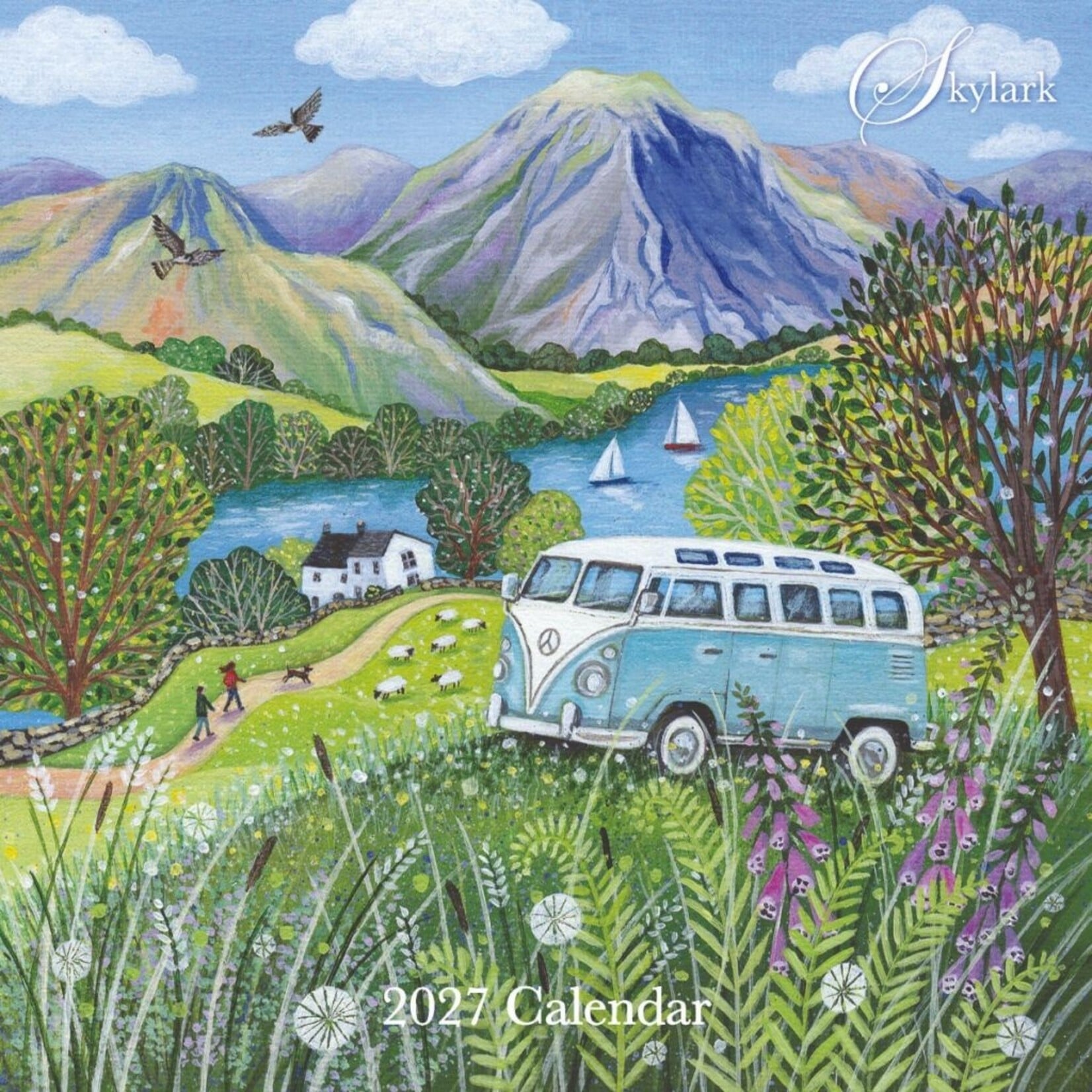 Red Robin Wall Kalender 2027 - Skylark - Campervan