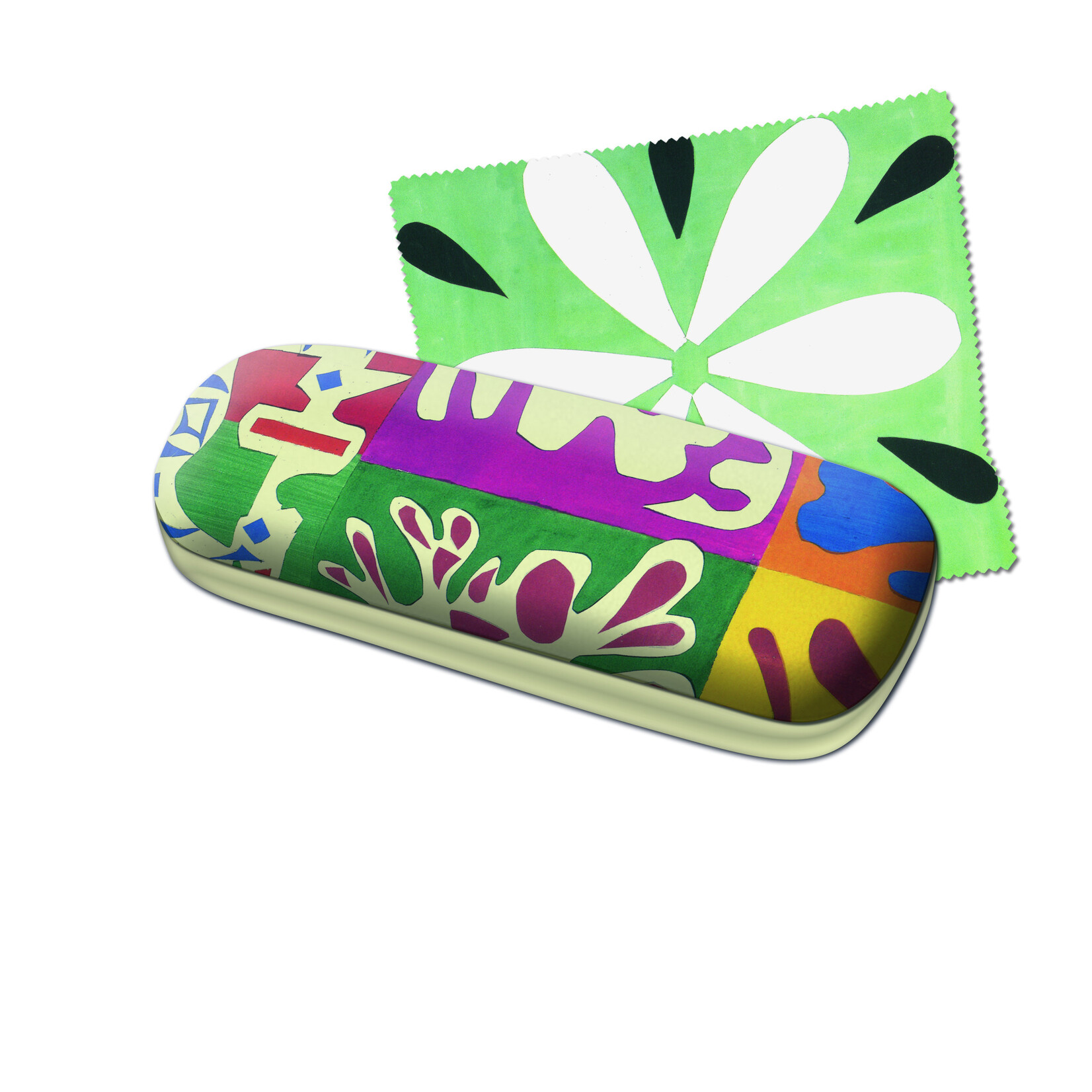 Brillenkoker incl. brillendoekje: Painting with Scissors, Henri Matisse