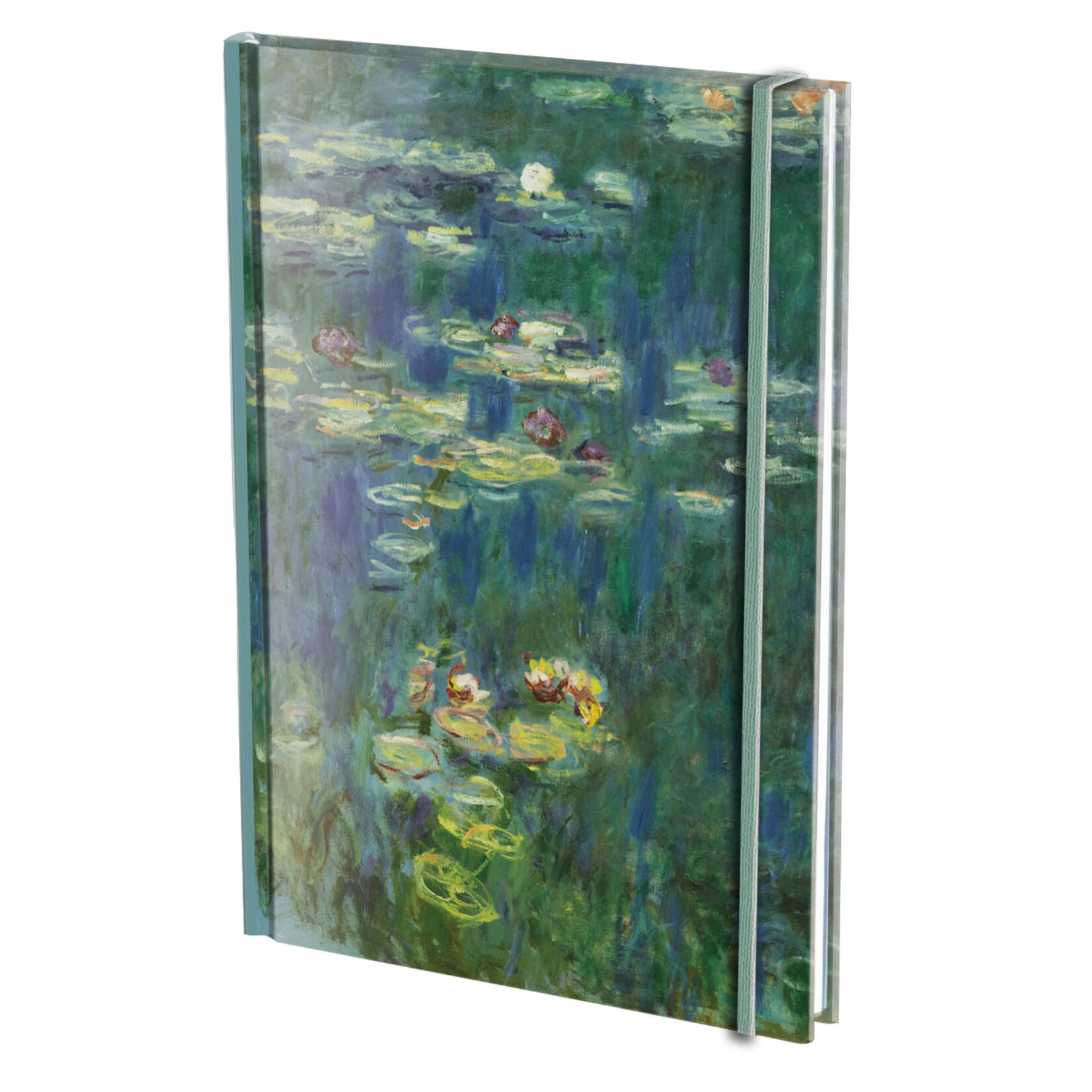 Adresboek A5: Groene weerspiegeling, Claude Monet