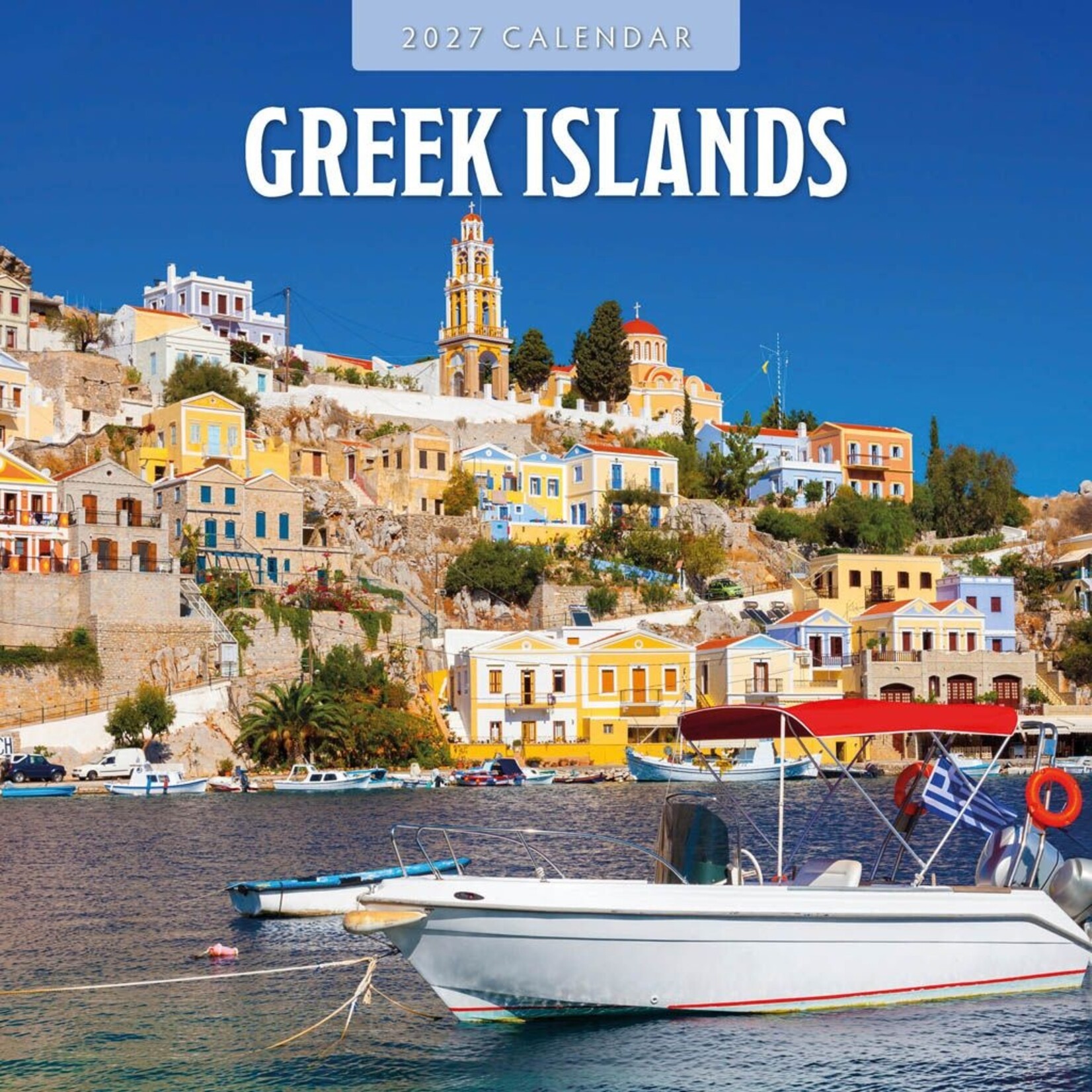 Red Robin Wall Kalender 2027 - Greek Islands