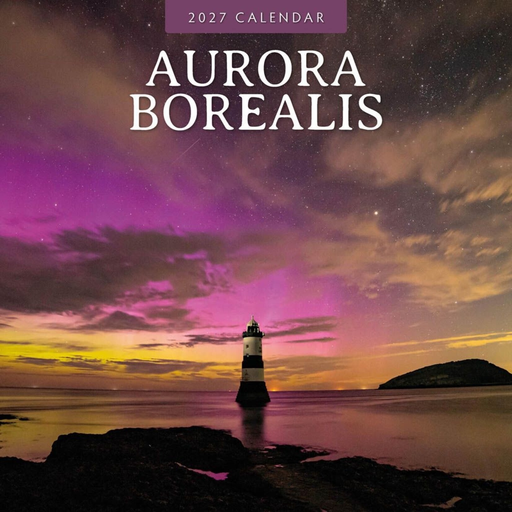 Red Robin Wall Kalender 2027 - Aurora Boraellis - Northern lights