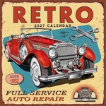 Red Robin Wall Kalender 2027 - Retro