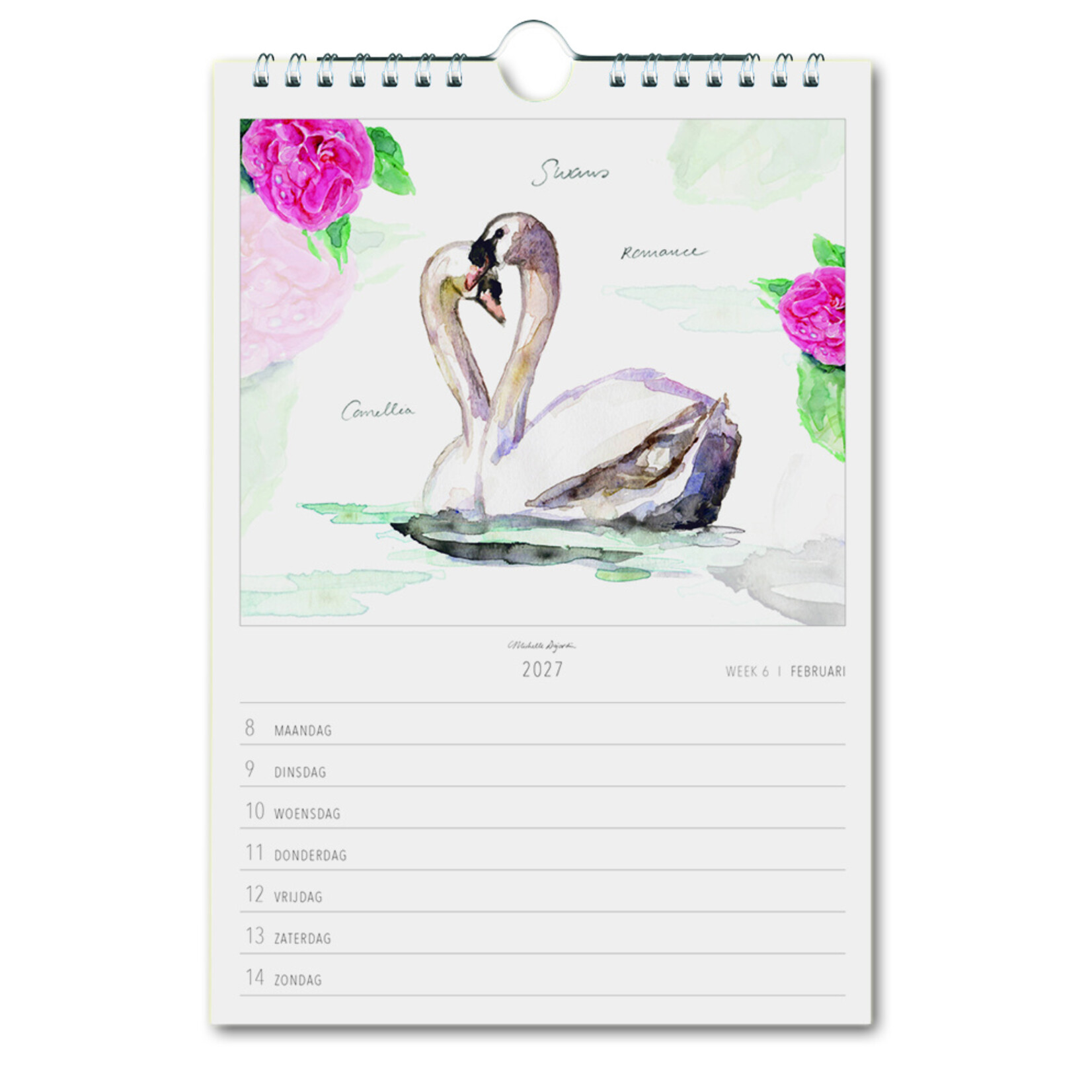 Michelle Dujardin, Connect with nature, weekkalender 2027