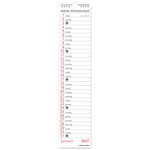 Bekking notitie kalender 2027