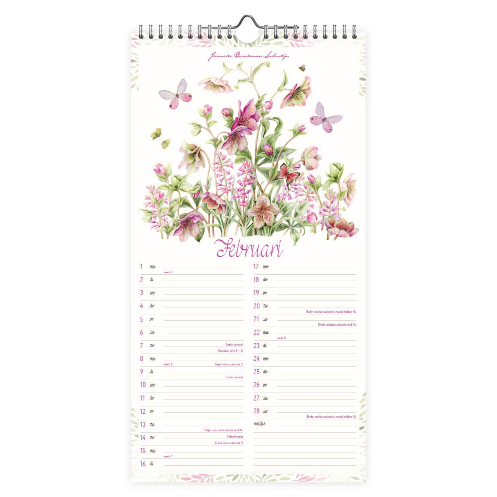 Janneke Brinkman kalender Hibiscus 2027