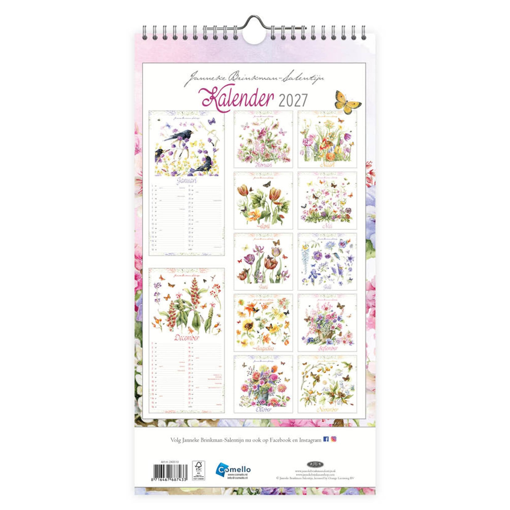 Janneke Brinkman kalender Hibiscus 2027