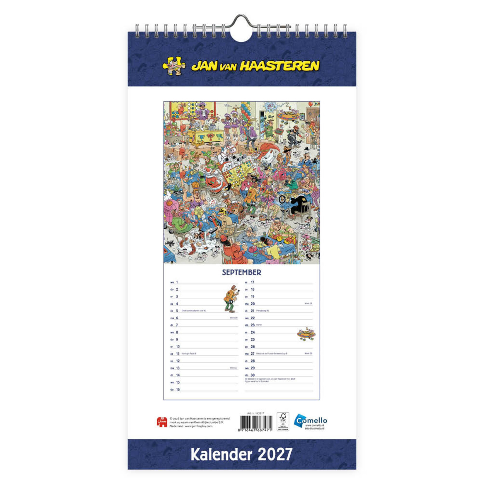 Jan van Haasteren kalender 2027
