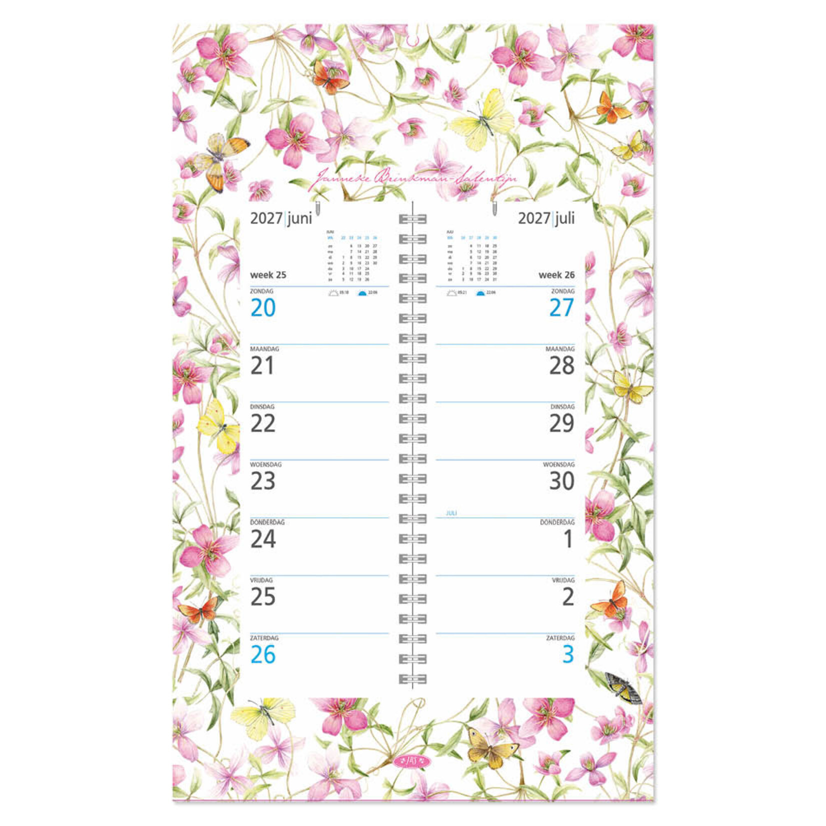 Janneke Brinkman WEEKomleg op schild Clematis 2027
