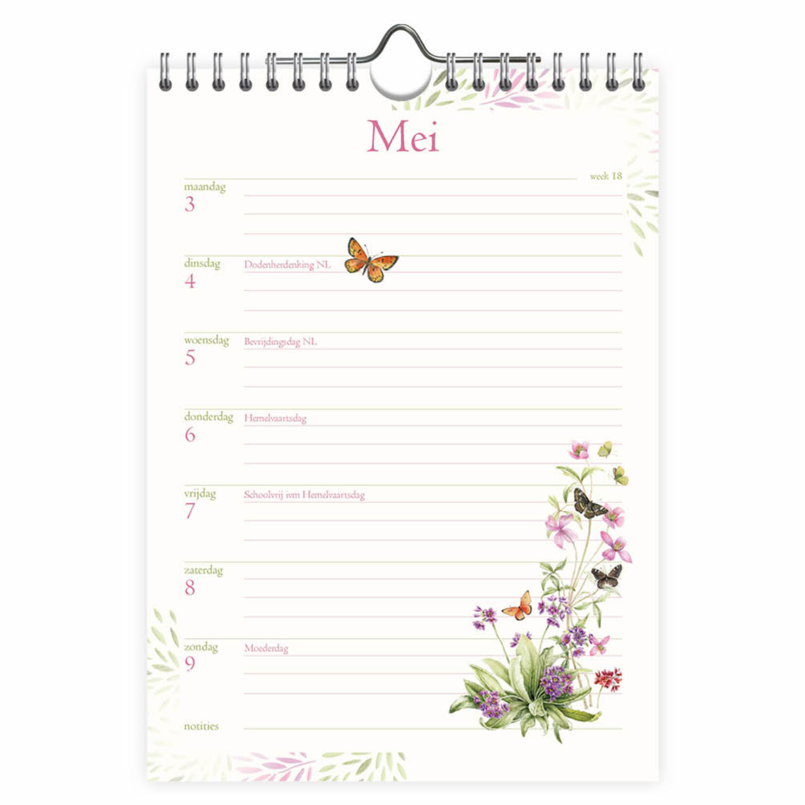 Janneke Brinkman WEEKnotitiekalender Clematis 2027