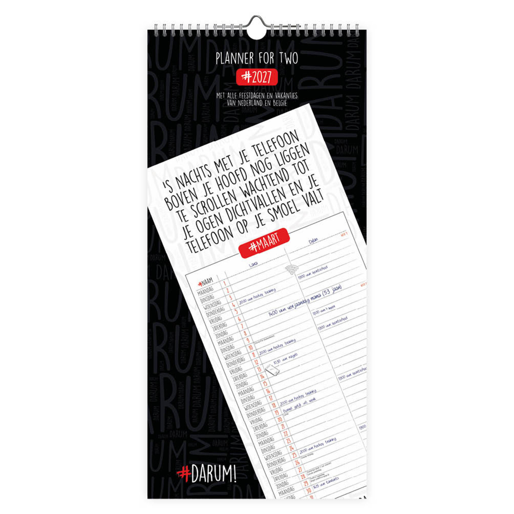 Darum planner for 2 2027
