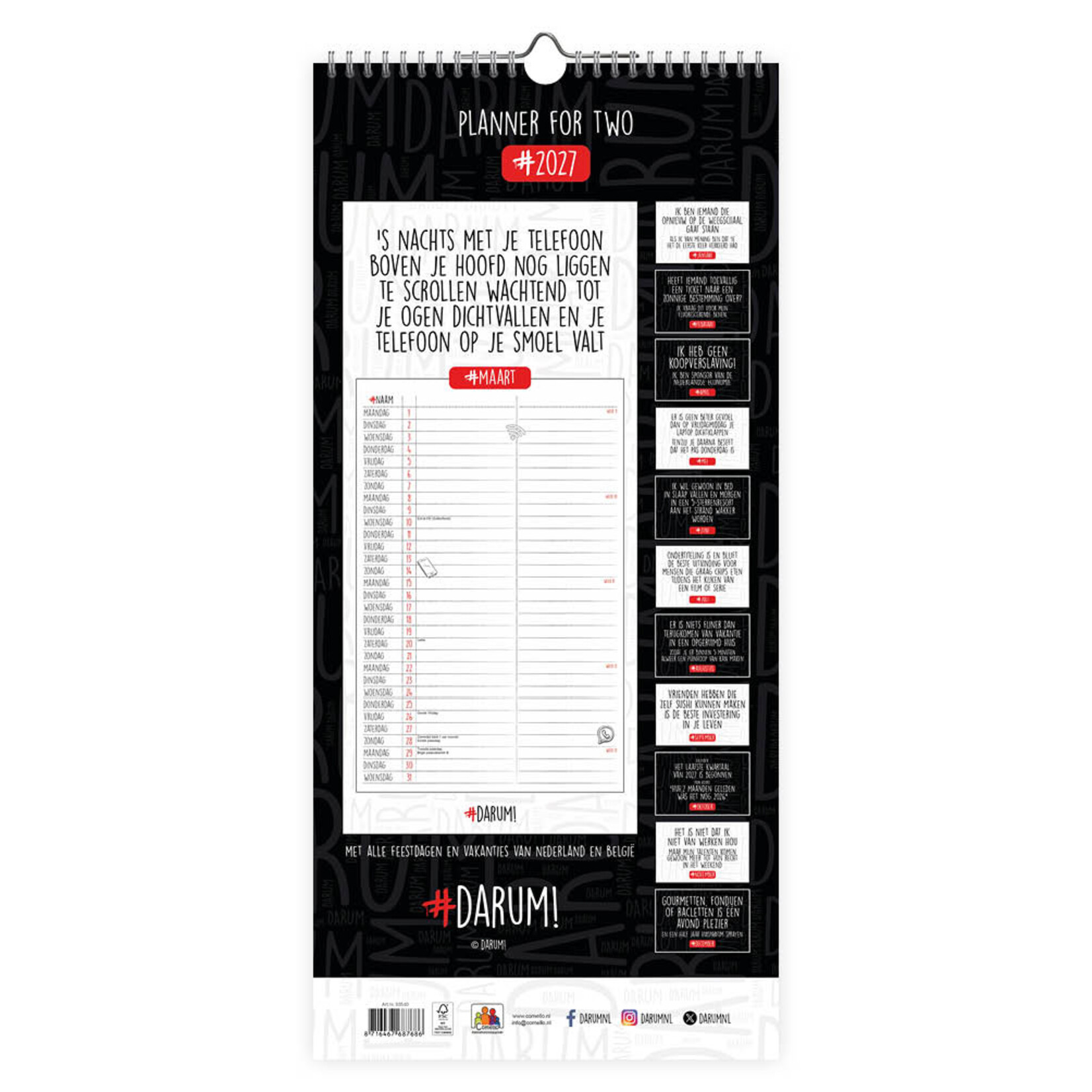 Darum planner for 2 2027