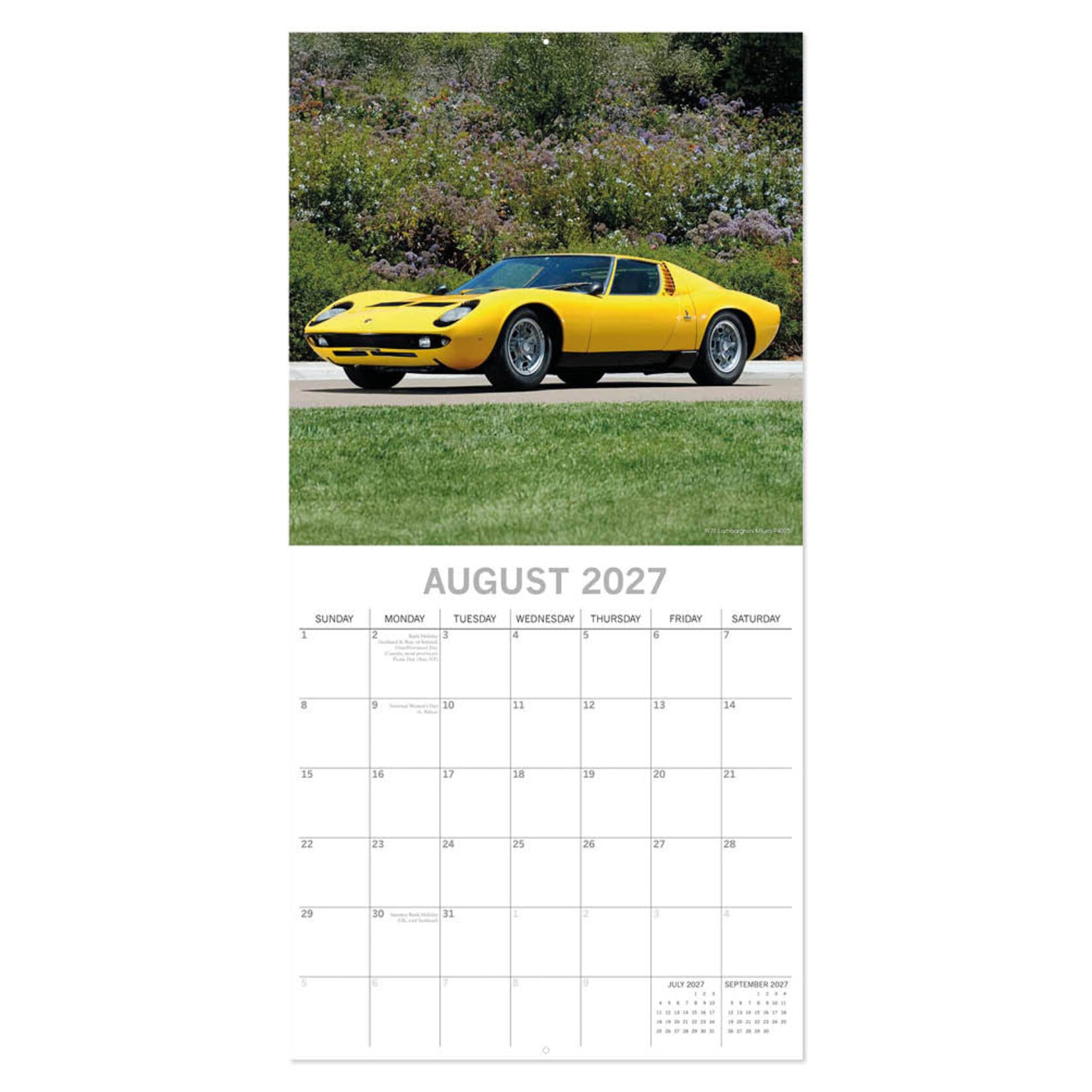 Classic Cars kalender 2027