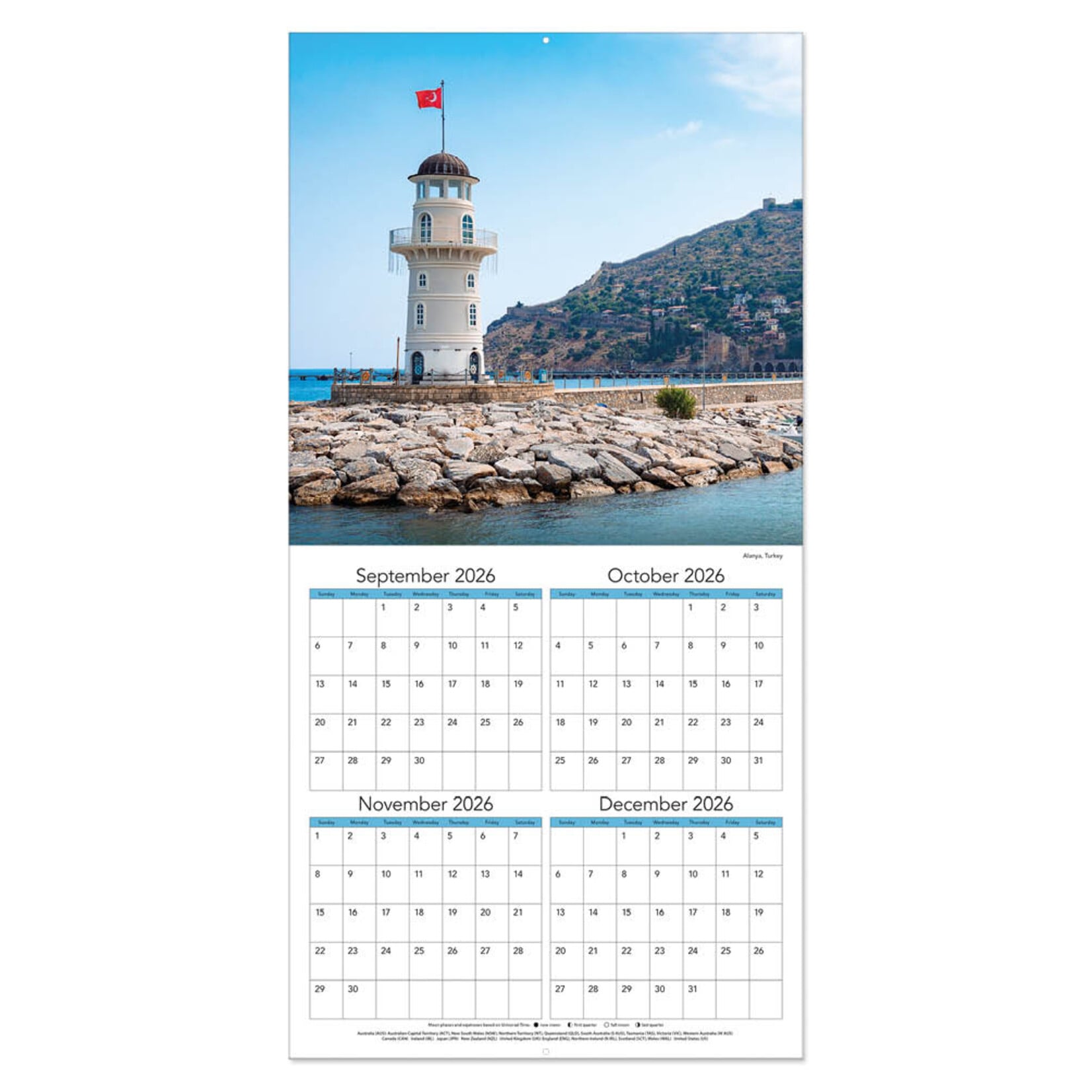 Lighthouses kalender 2027