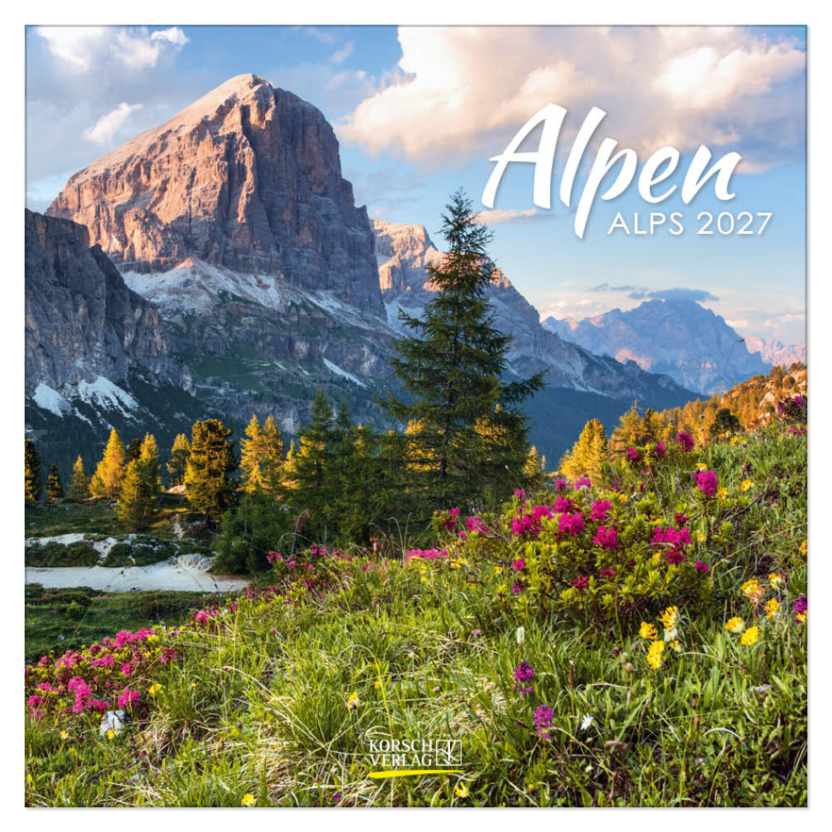 Alpen kalender 2027 30x30