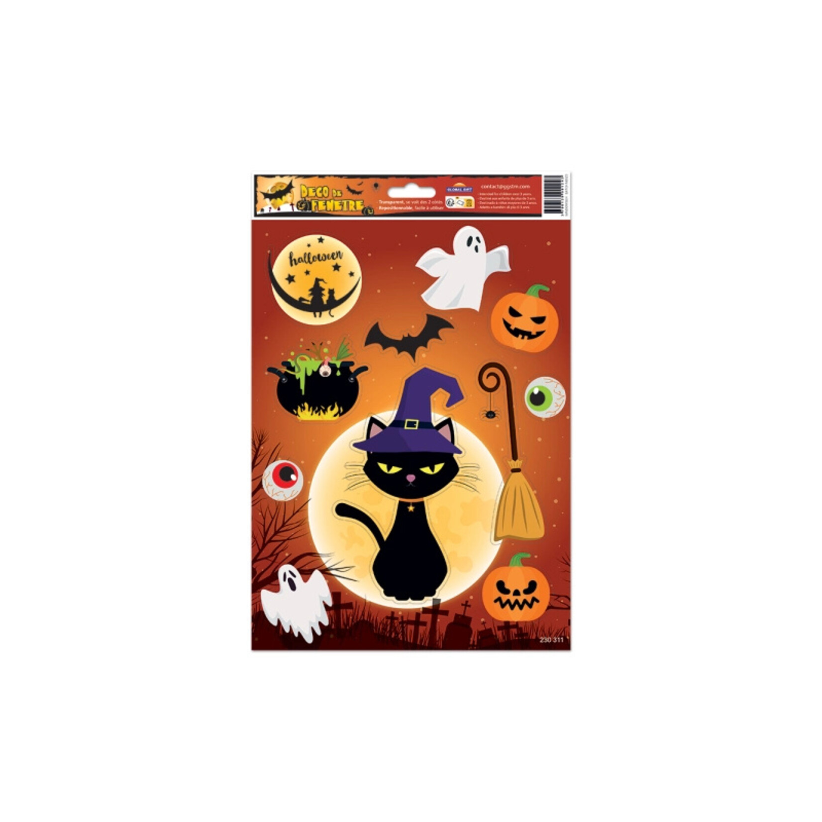Raamstickers Halloween
