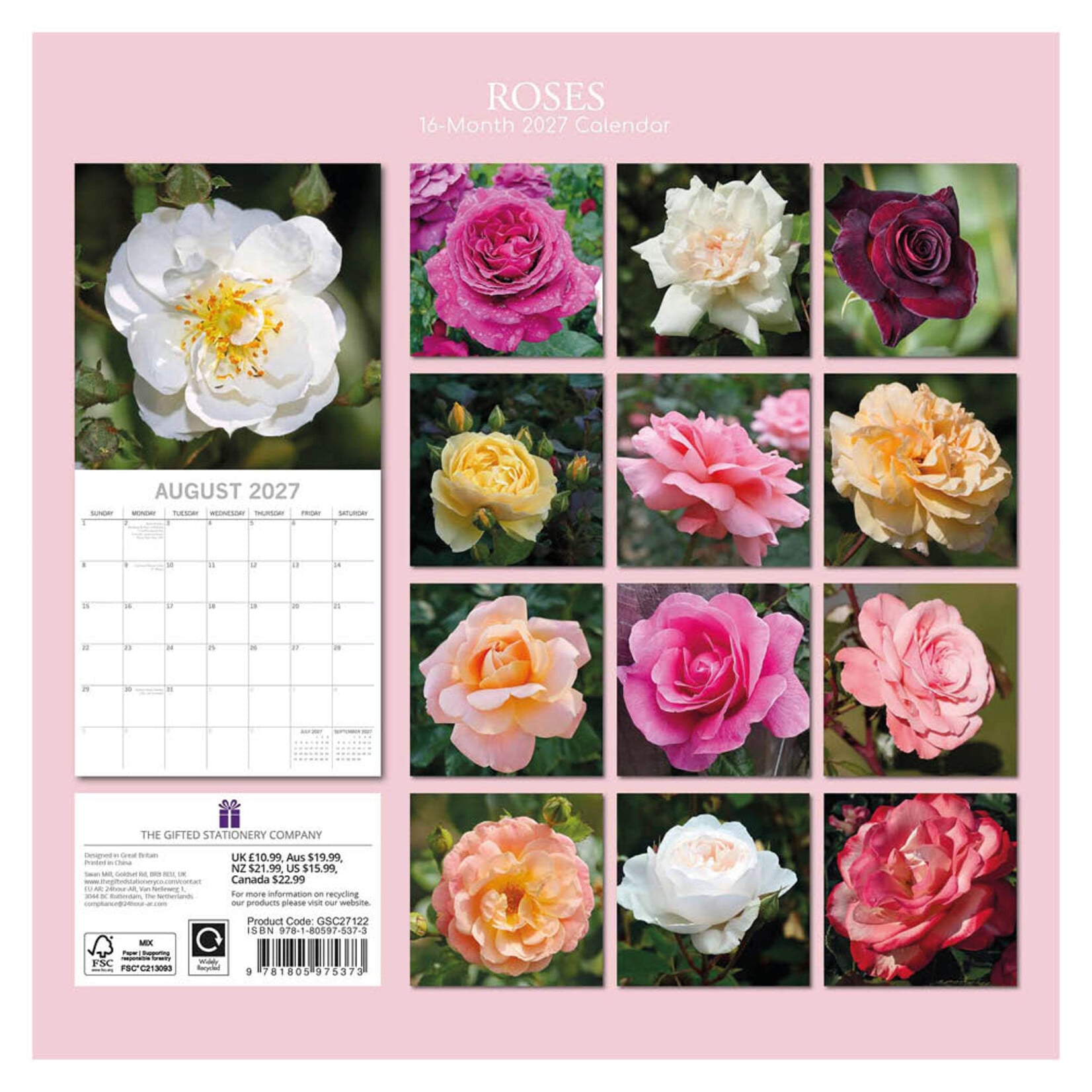 Roses kalender 2027