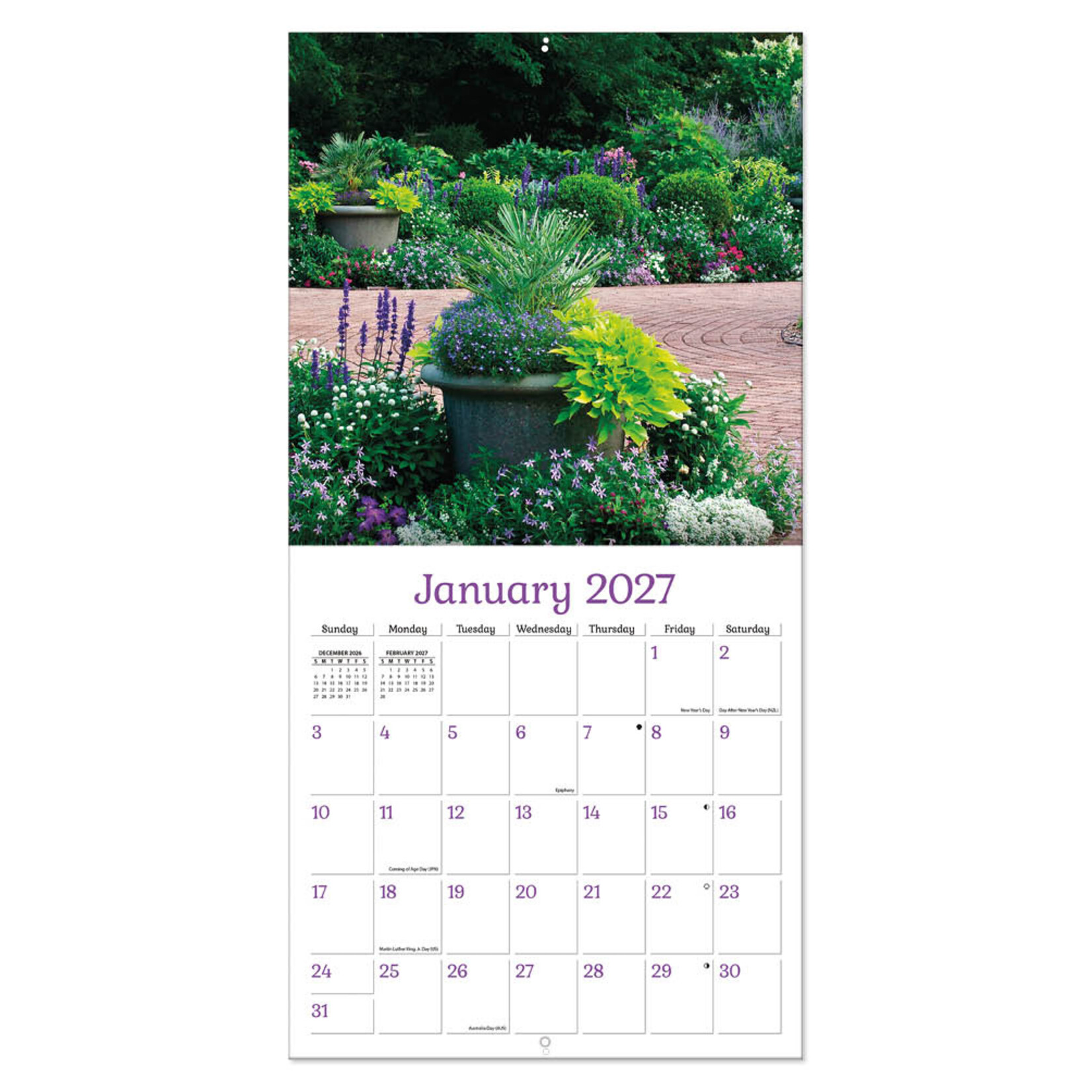 Gardens kalender 2027