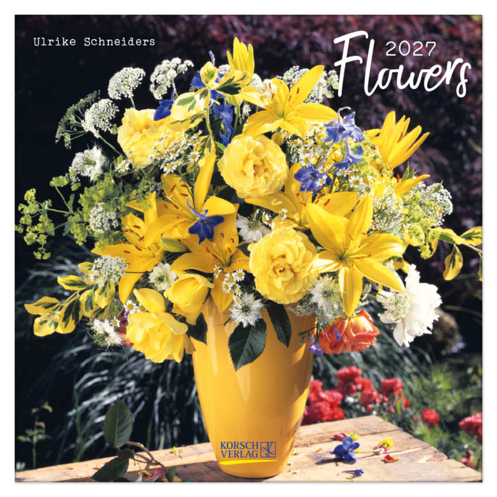 Flowers kalender 2027 16month