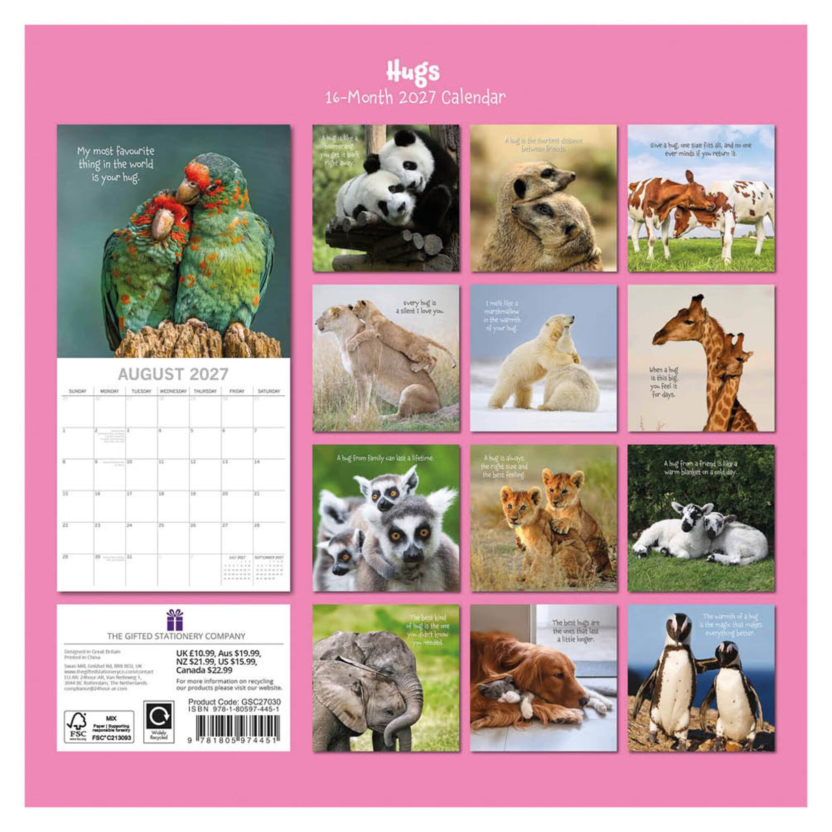 Hugs kalender 2027